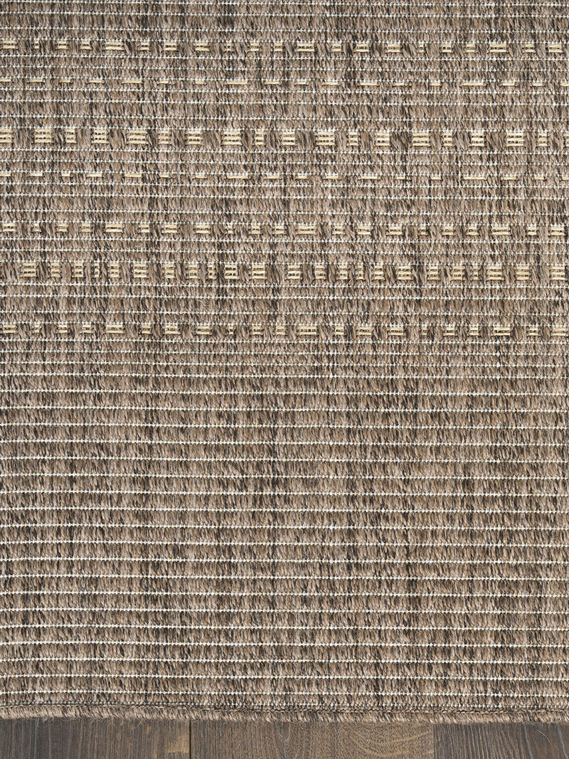 Tulum TLM01 Brown 2'2" x 10' Rug image number 2