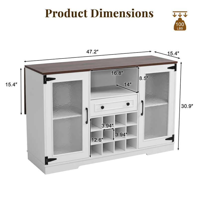 Rokkup Cabinet with Drop Leaf image number 9