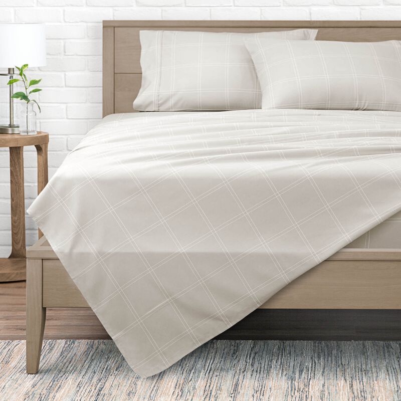 Printed Pattern Ultra Soft Brushed Sheet Set image number 3