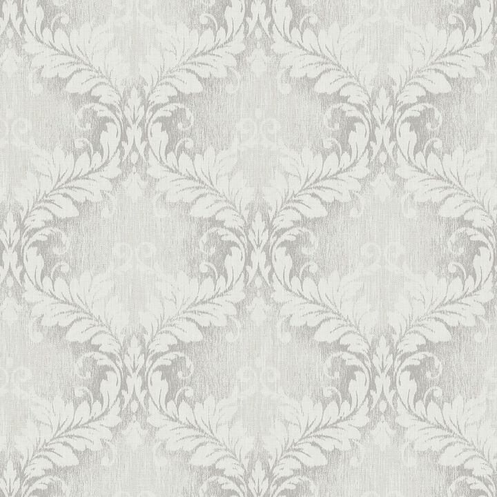 Nordic Elements Damask Silver Grey Wallpaper G34133