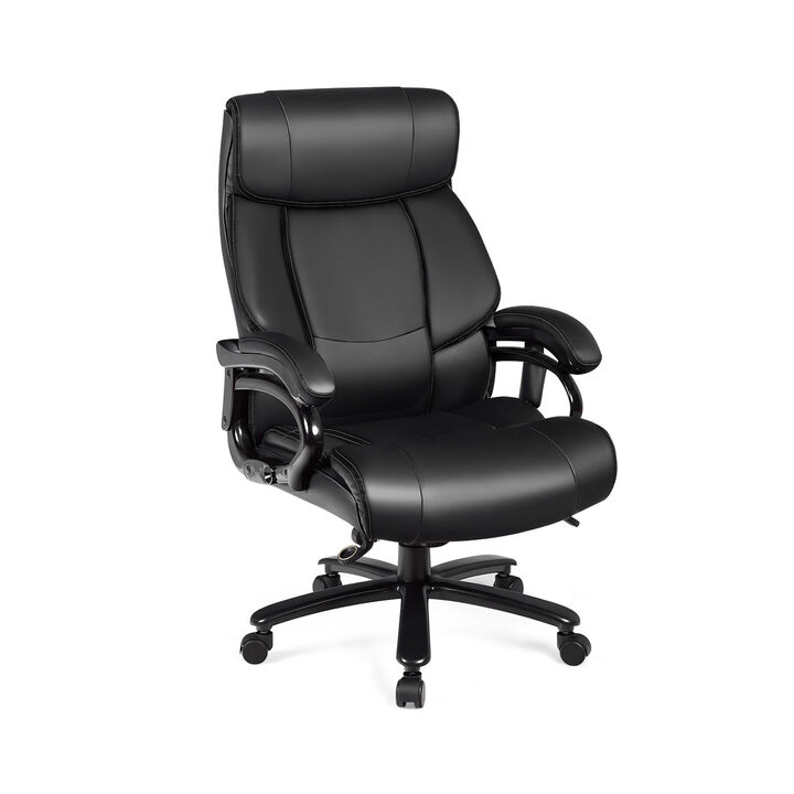 Big & Tall 400lb PU Leather Massage Office Chair