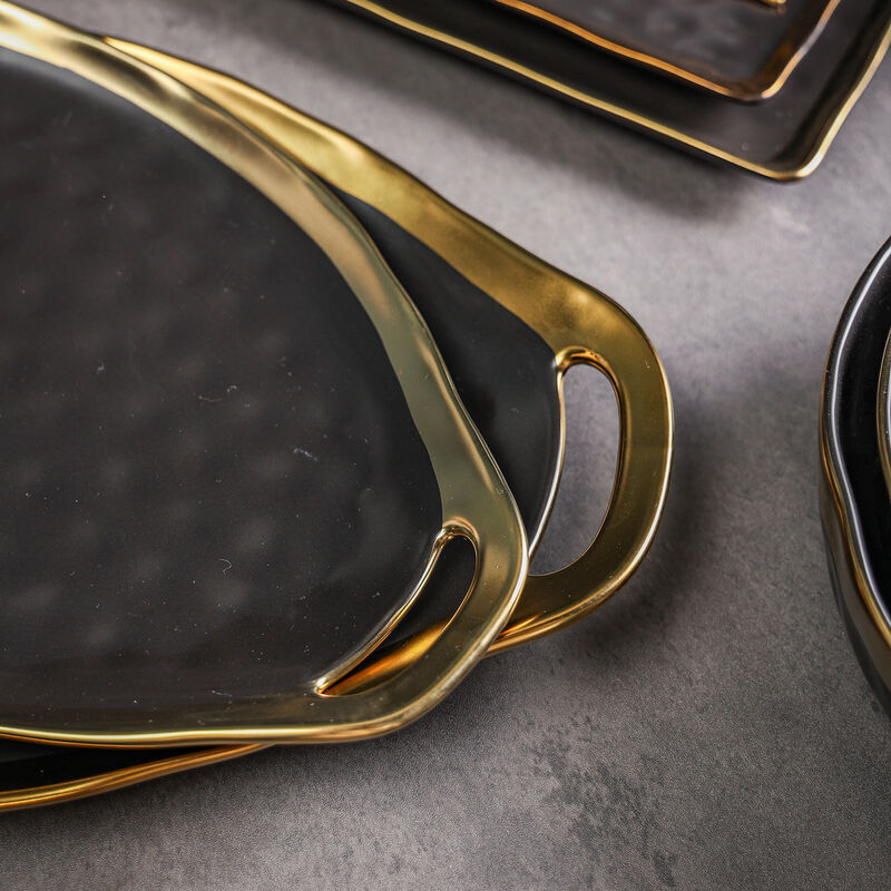 Stone Lain Florian Porcelain Serving Plate Set 2 Piece