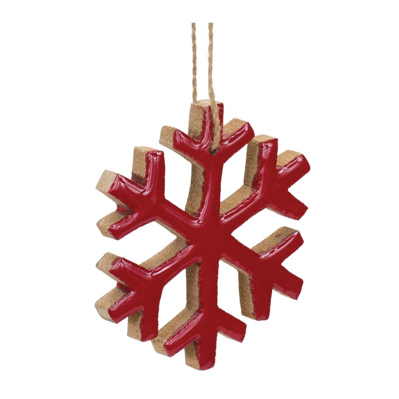Snowflake Christmas Ornament for Holiday Tree Decoration (Set of 12)