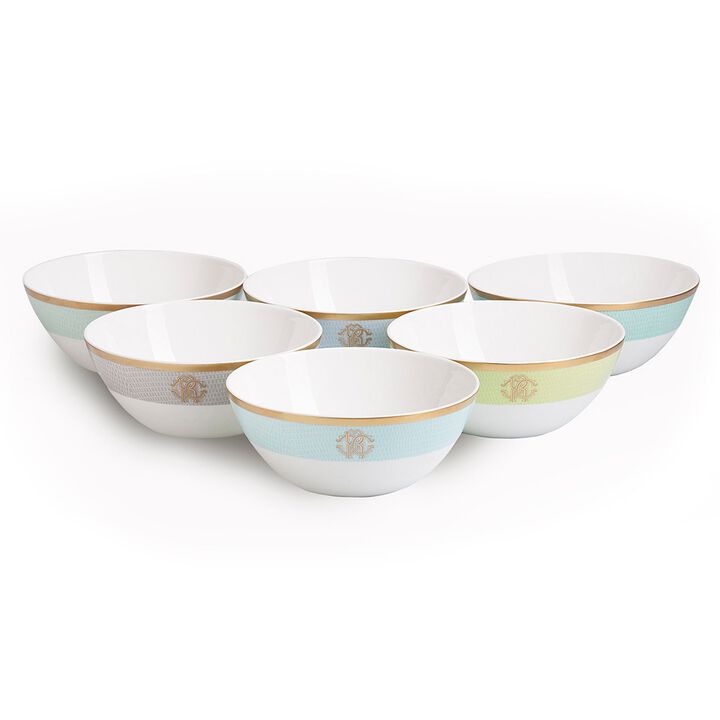 Soup Bowl LIZZARD Set of 231 Steel diam. 5.71", H 2.36"