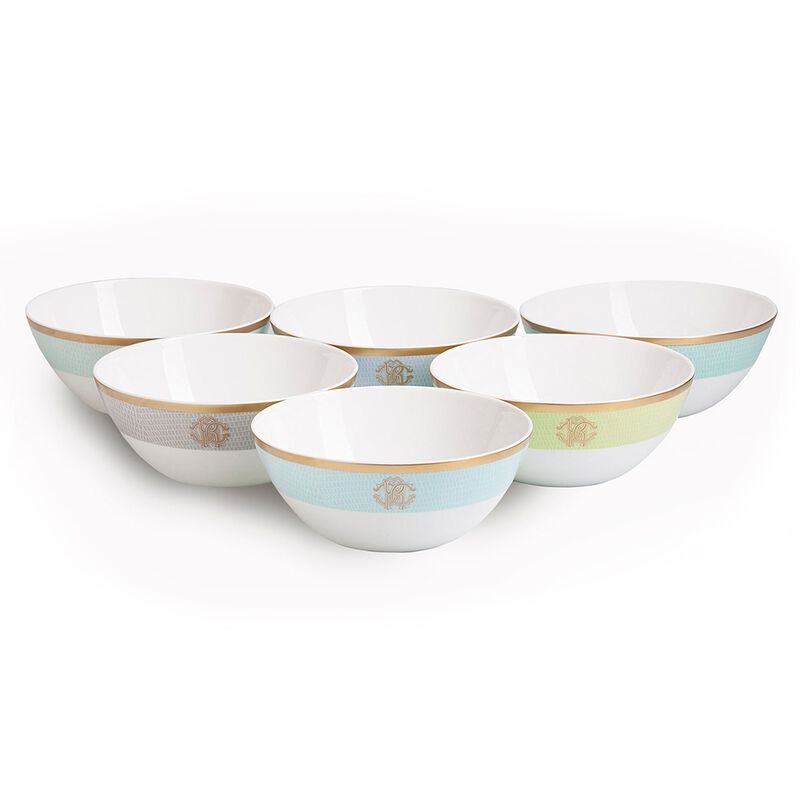 Soup Bowl LIZZARD Set of 231 Steel diam. 5.71", H 2.36" image number 0