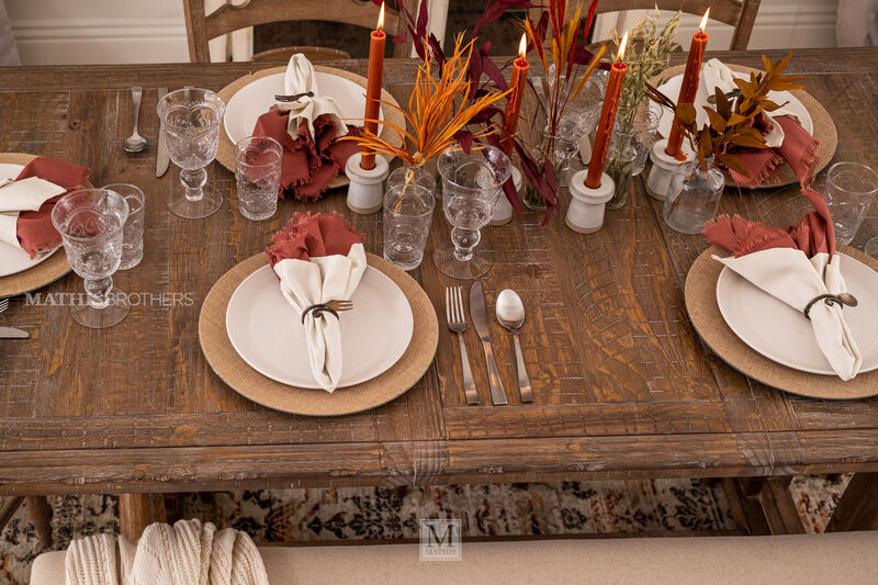 Augusta Tall Dining Table With Leaf