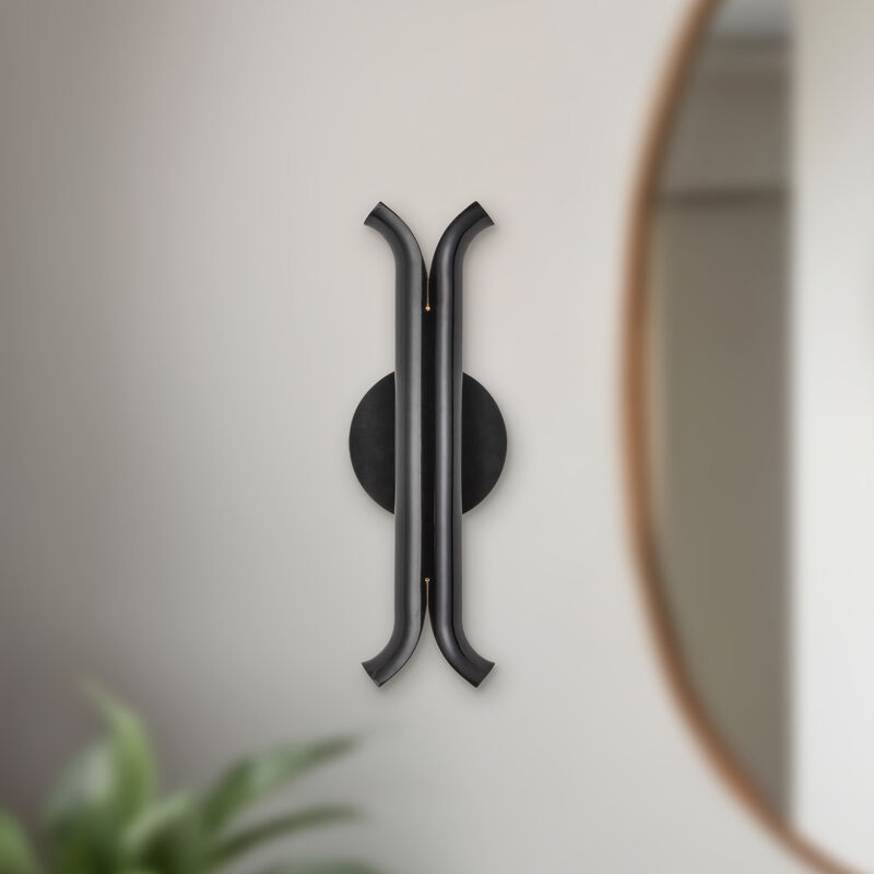 Husk 14-in Dimmable LED Wall Sconce image number 1