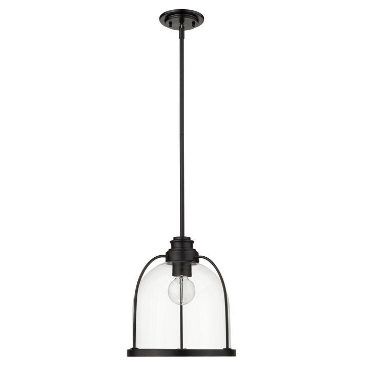 Hivvago Stanton 1-Light Matte Black Pendant