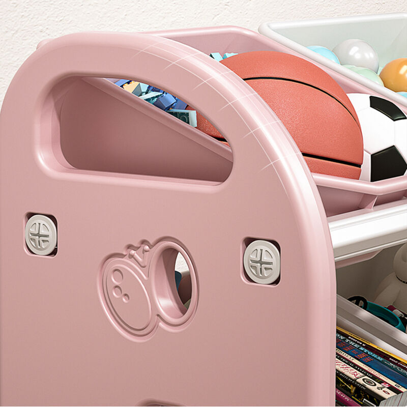 Streamdale 6-Bin Kids Toy Storage Organizer with HDPE Shelf and Bins for Playroom image number 5