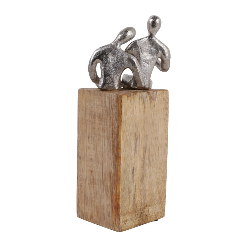 10x4" Couple On Wood Base image number 3