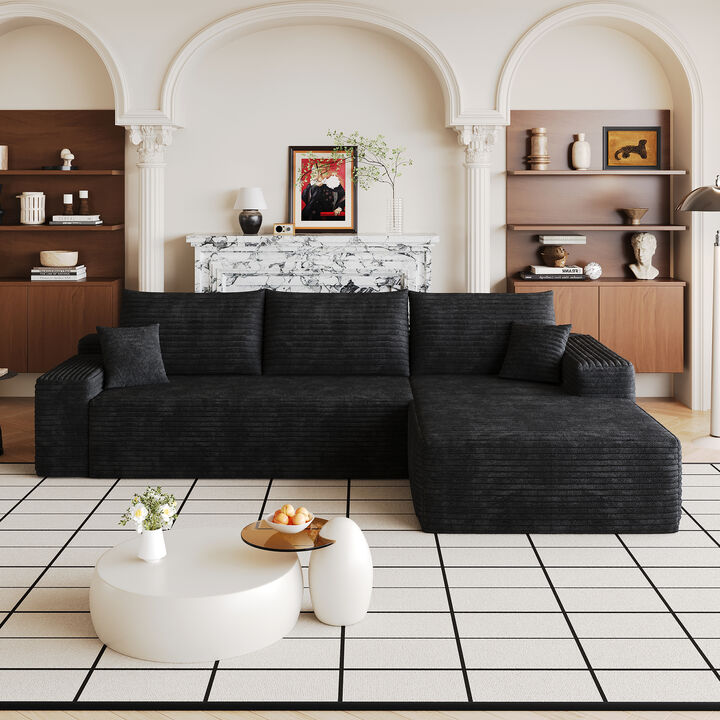 Taldis 107" L-Shape Cloud Sectional Couch