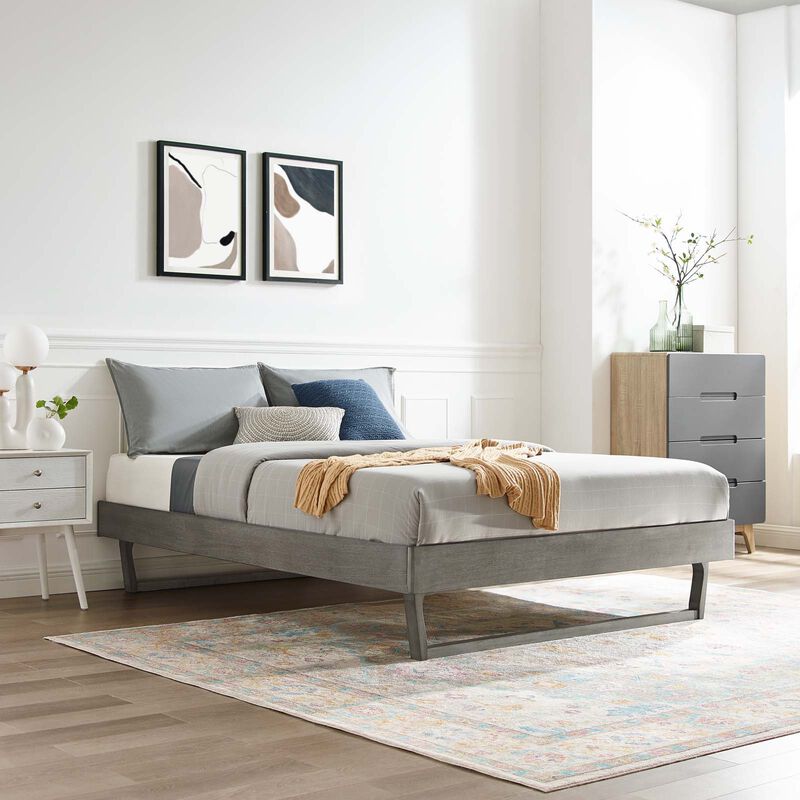 Modway - Billie Queen Wood Platform Bed Frame image number 1