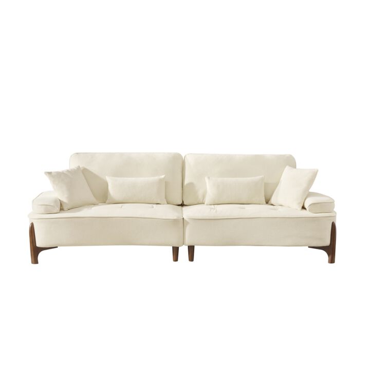 Wipelt Comfortable Deep-Seated Sectional Sofa