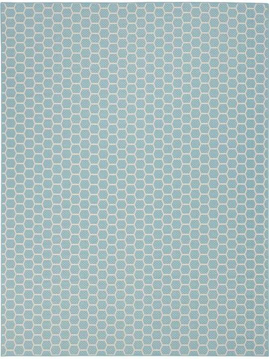 Twist Reversible TWS01 Aqua 9' x 12' Rug