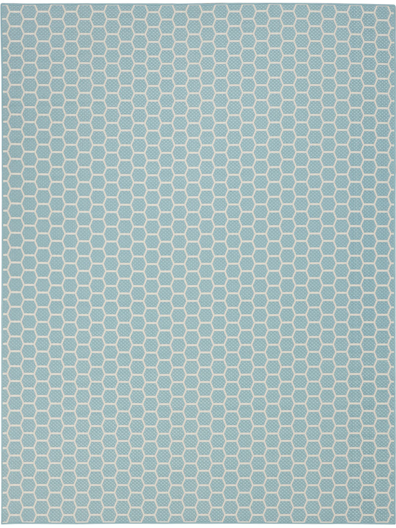 Twist Reversible TWS01 Aqua 9' x 12' Rug