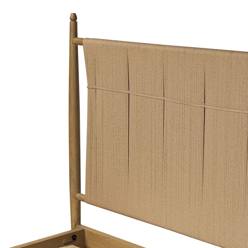 Richard Burnished Parawood Queen Bed