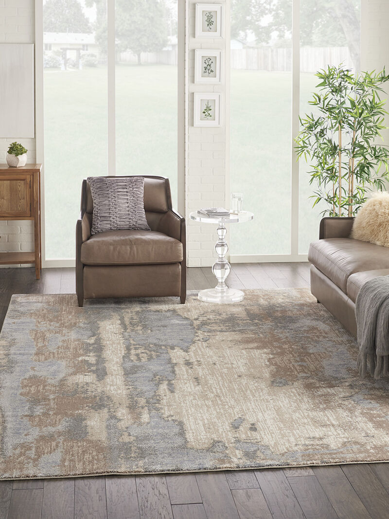 Moroccan Celebration KI386 Gray/Beige 9'3" x 12'9" Rug