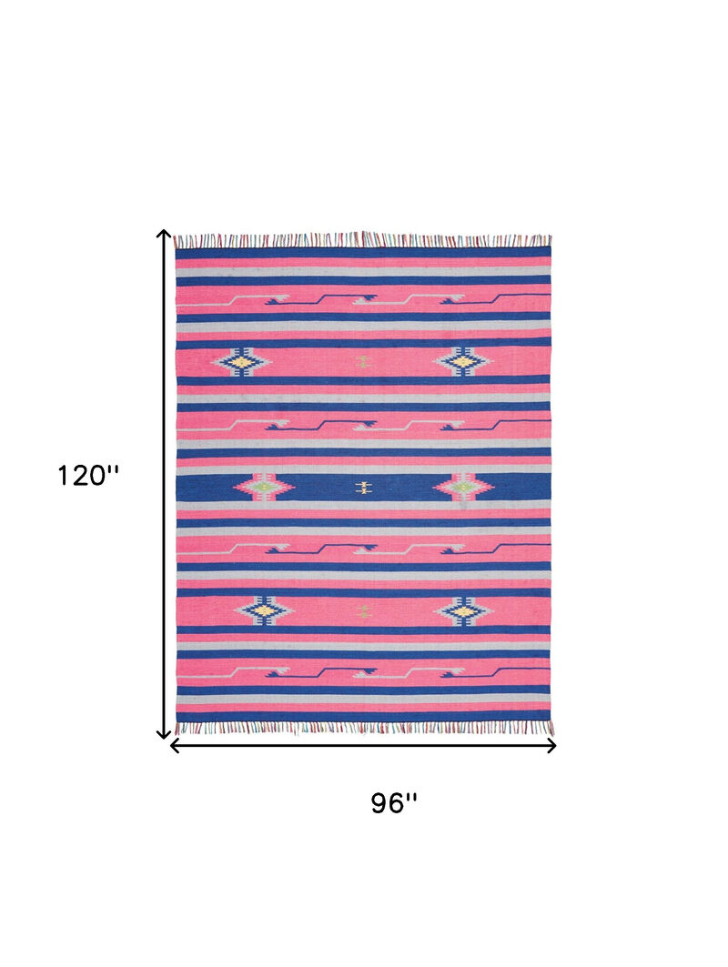 HomeRoots Southwestern Handmade Area Rug With Fringe image number 2
