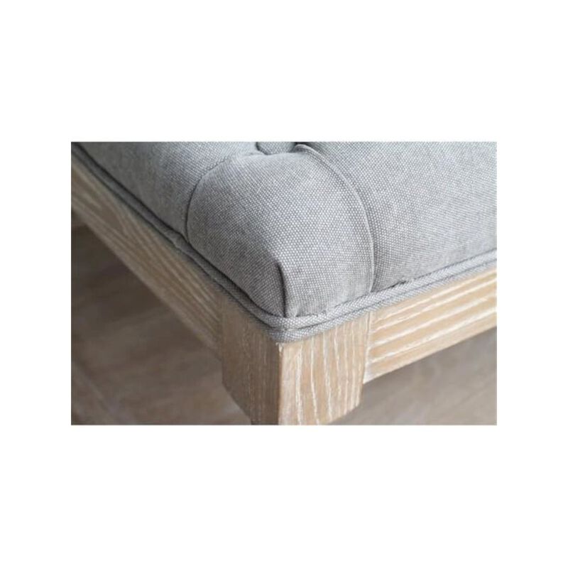 Pangea Home Z-Athena-59 Bench White And Frost Grey