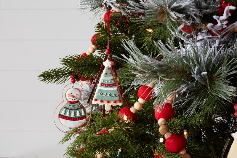 Metal Cookie Cutter Ornament (Set of 12)