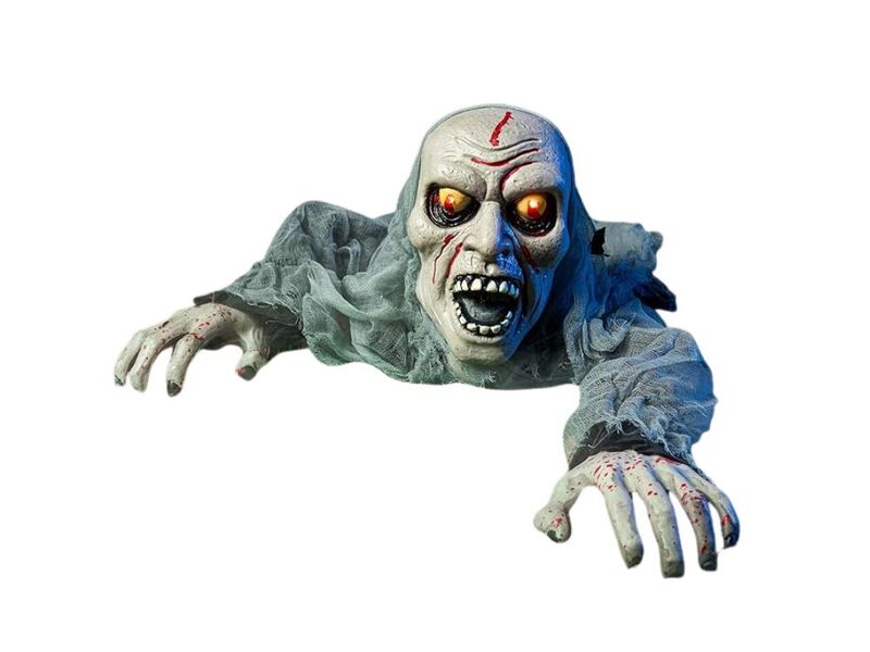 Zombie Groundbreaker Halloween Decoration &ndash; Light-Up Eyes & Creepy Sound for Outdoor Lawn, Graveyard & Haunted House Display image number 0