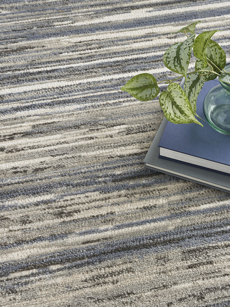 Serenity Home SRH03 Ivory/Gray/Blue 3'11" x 5'11" Rug