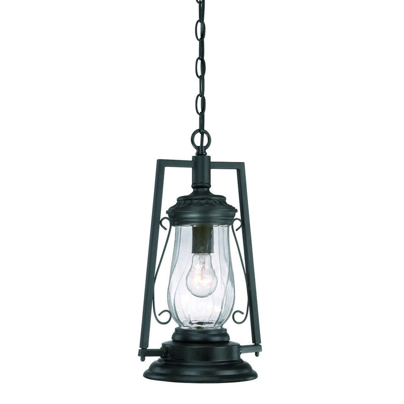 Hivvago Matte Black Oil Lamp Hanging Light