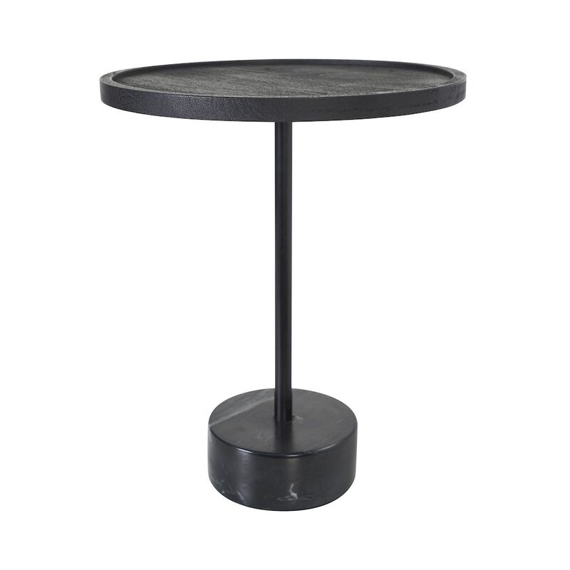 Renwil Samba Side Table In Black Color