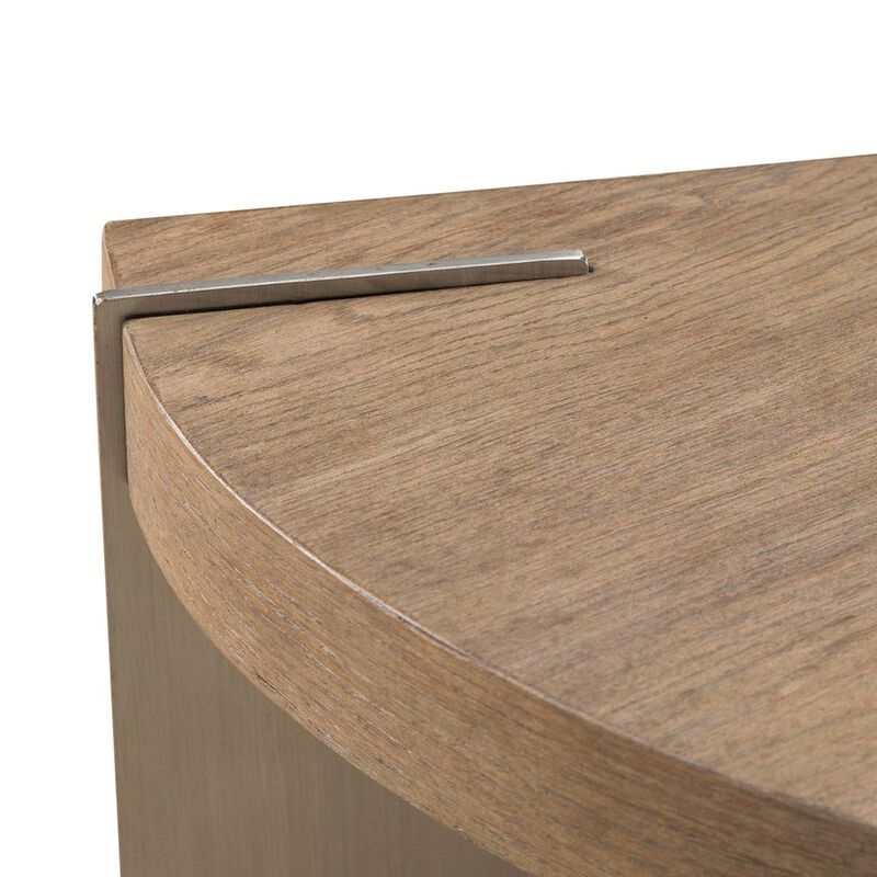 Liberty Furniture Harlow Living Room Sofa Table  - Sandstone & Satin Nickel image number 6