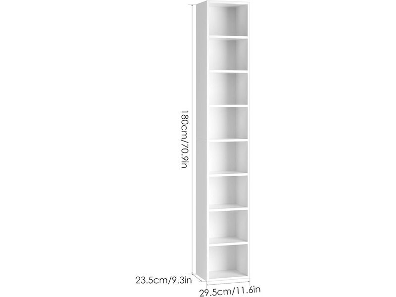 Media Storage Unit with  Adjustable and  Fixed Shelves image number 4
