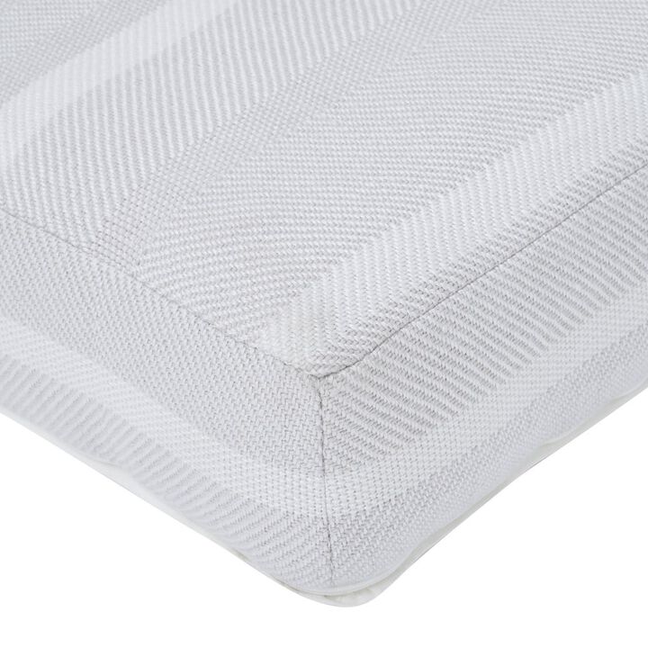 Renwil Rousseau Floor Pouf In Grey Color