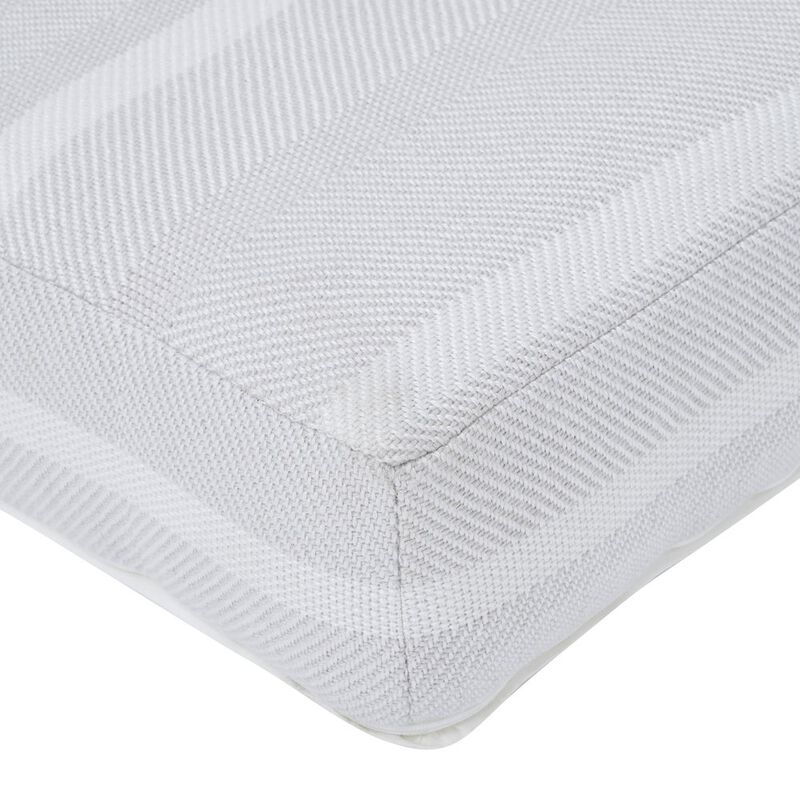 Renwil Rousseau Floor Pouf In Grey Color