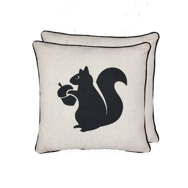 Cottage Icons throw pillow - set of 2
