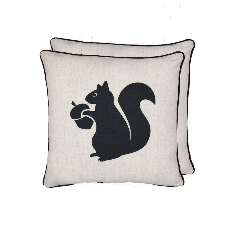 Cottage Icons throw pillow - set of 2