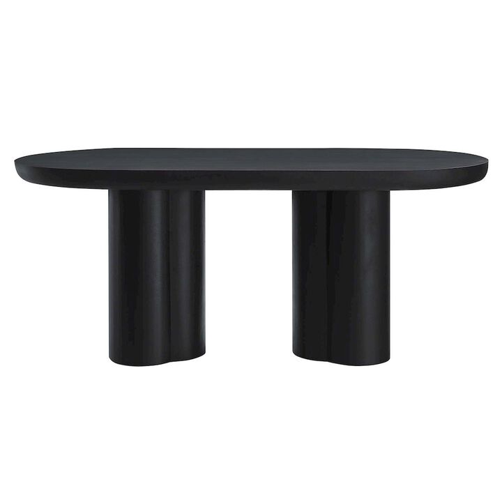 Caspian 72" Oval Concrete Dining Table