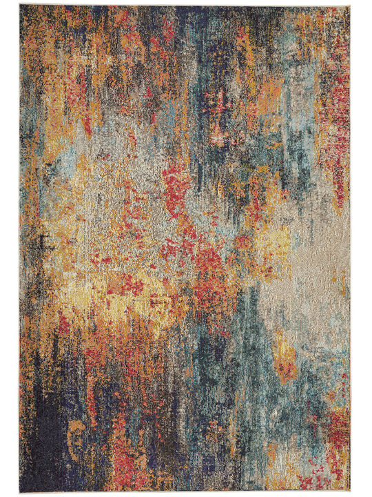 Celestial CES15 Multicolor 3'11" x 5'11" Rug