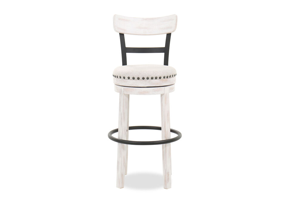 Valebeck Tall Upholstered Swivel Barstool