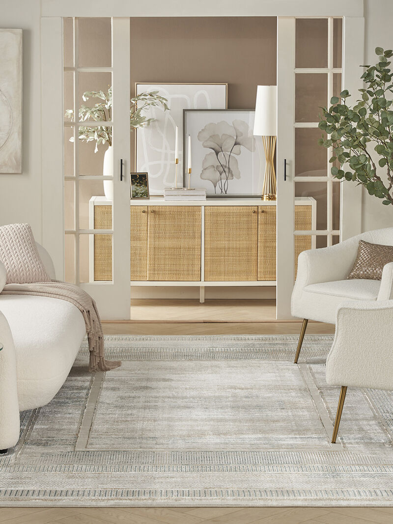 Glitz GLZ07 Ivory/Multicolor 9' x 12' Rug