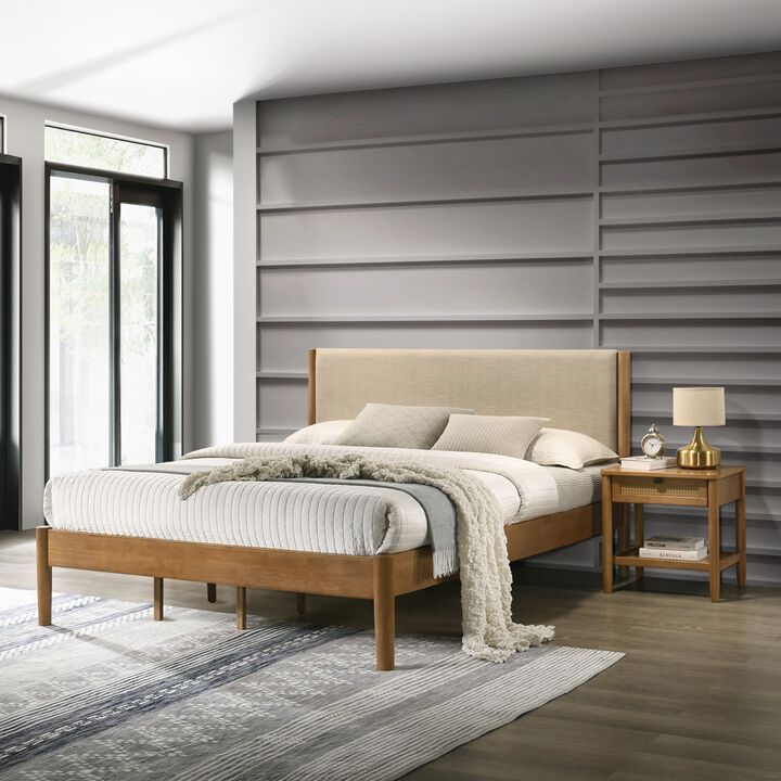 Ninnek 2-Piece Rubberwood Bedroom Set