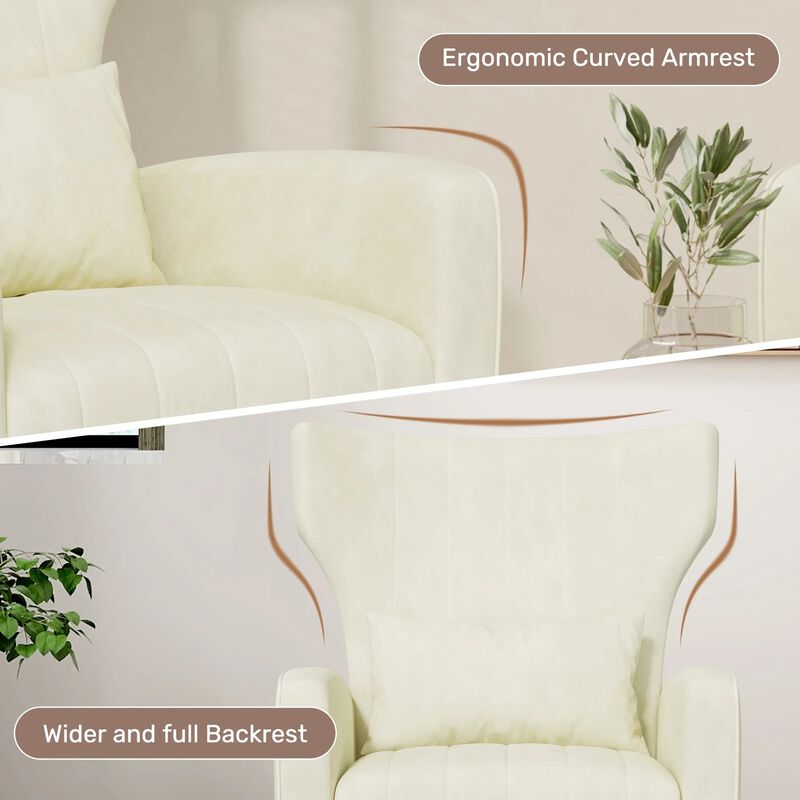 Modern Accent Chair Armchair for Living Room Bedroom Single Sofa Lounge Seating image number 3