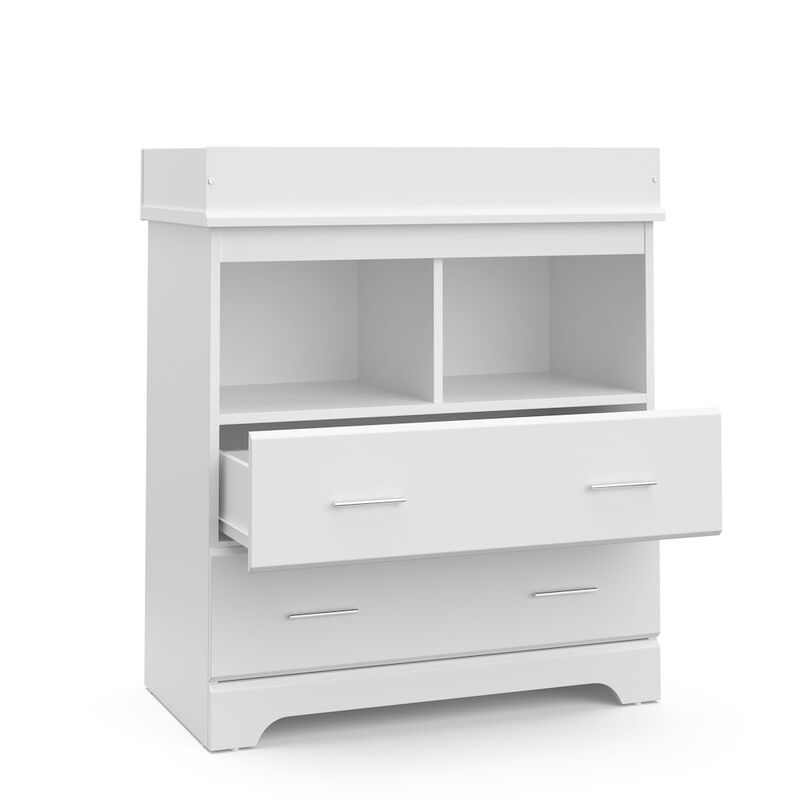 Storkcraft Brookside 2 Drawer Changing Chest - White