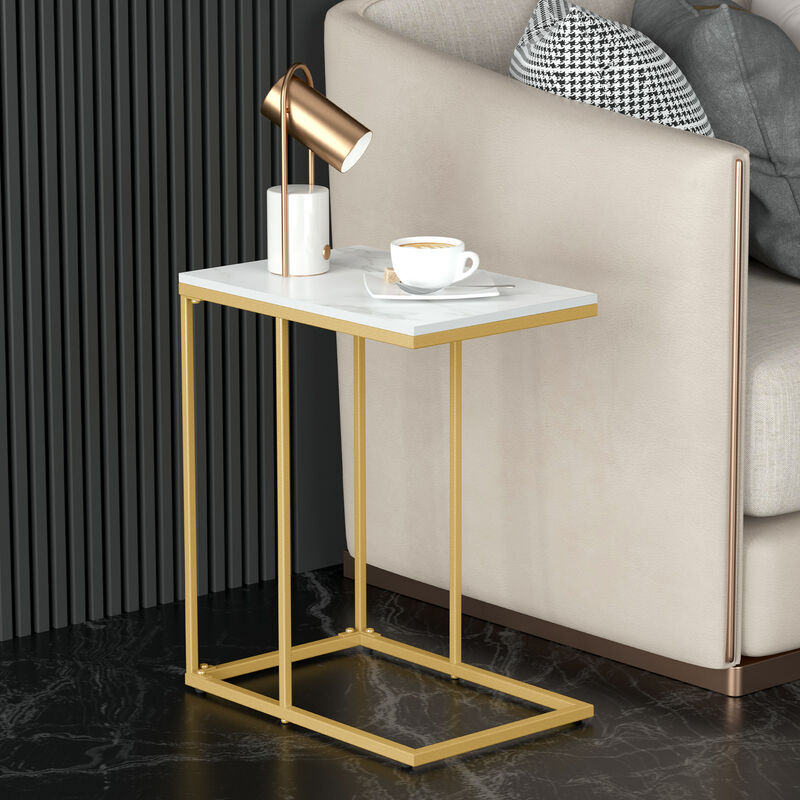 C Shape Sofa Side Table image number 2