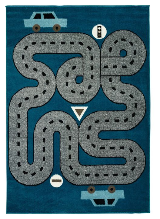 HomeRoots Imaginative Racetrack Area Rug