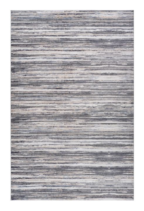 HomeRoots Abstract Distressed Area Rug