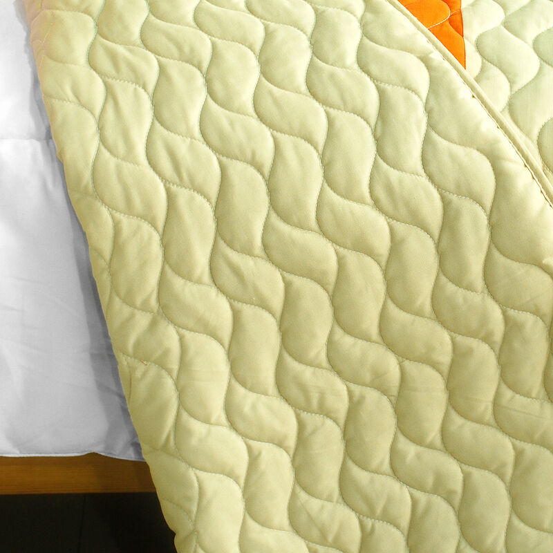 3-Piece Vermicelli Quilted Patchwork Quilt Set Soft Bedding image number 2