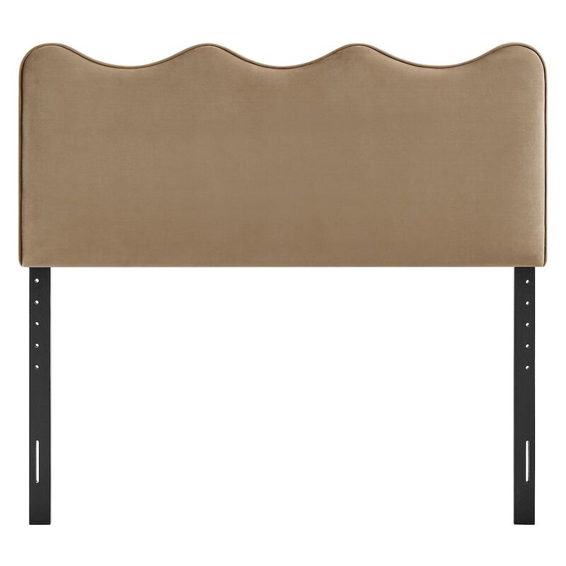 Modway Athena Stain-Resistant Performance Velvet Full Size Headboard image number 3