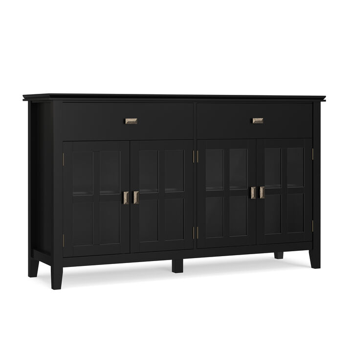 Simpli Home Artisan Large 4 Door Sideboard Buffet