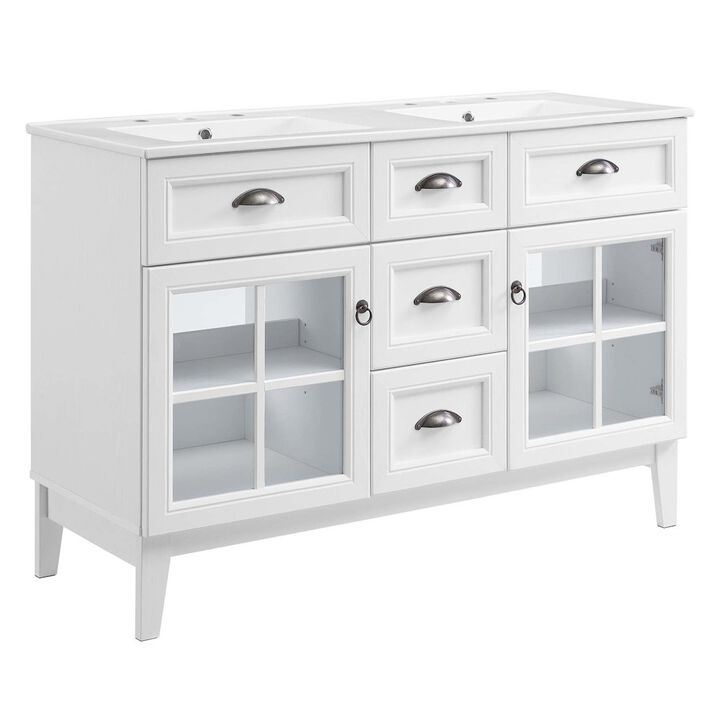 Modway Isle 48 Double Bathroom Vanity Cabinet