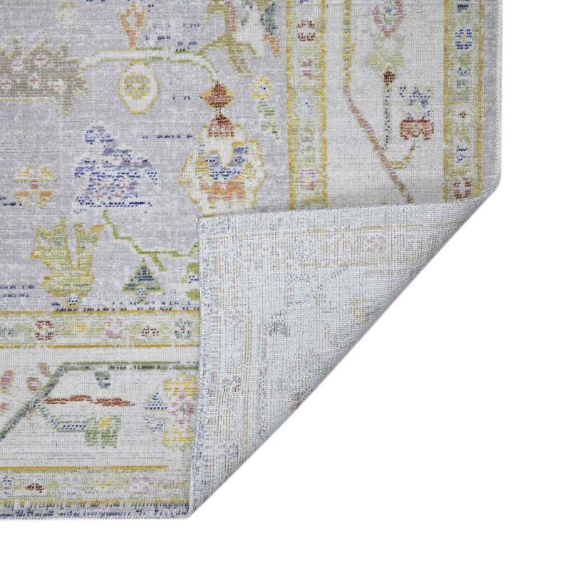 HomeRoots Floral Area Rug image number 5