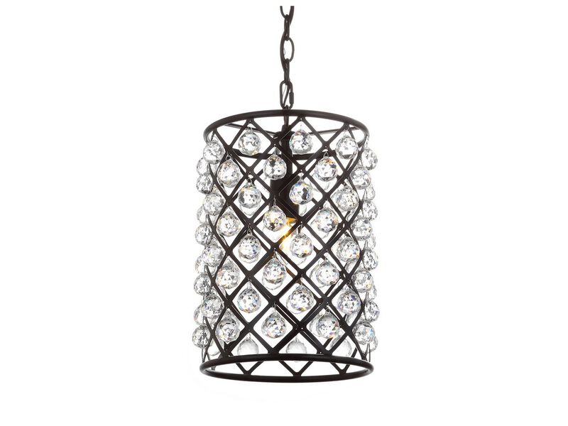 Gabrielle Crystal/Metal LED Pendant